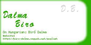 dalma biro business card
